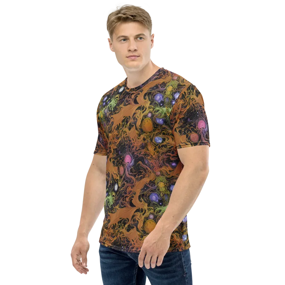 Molten Herbarium on Men's Crew Neck T-Shirt — Left
