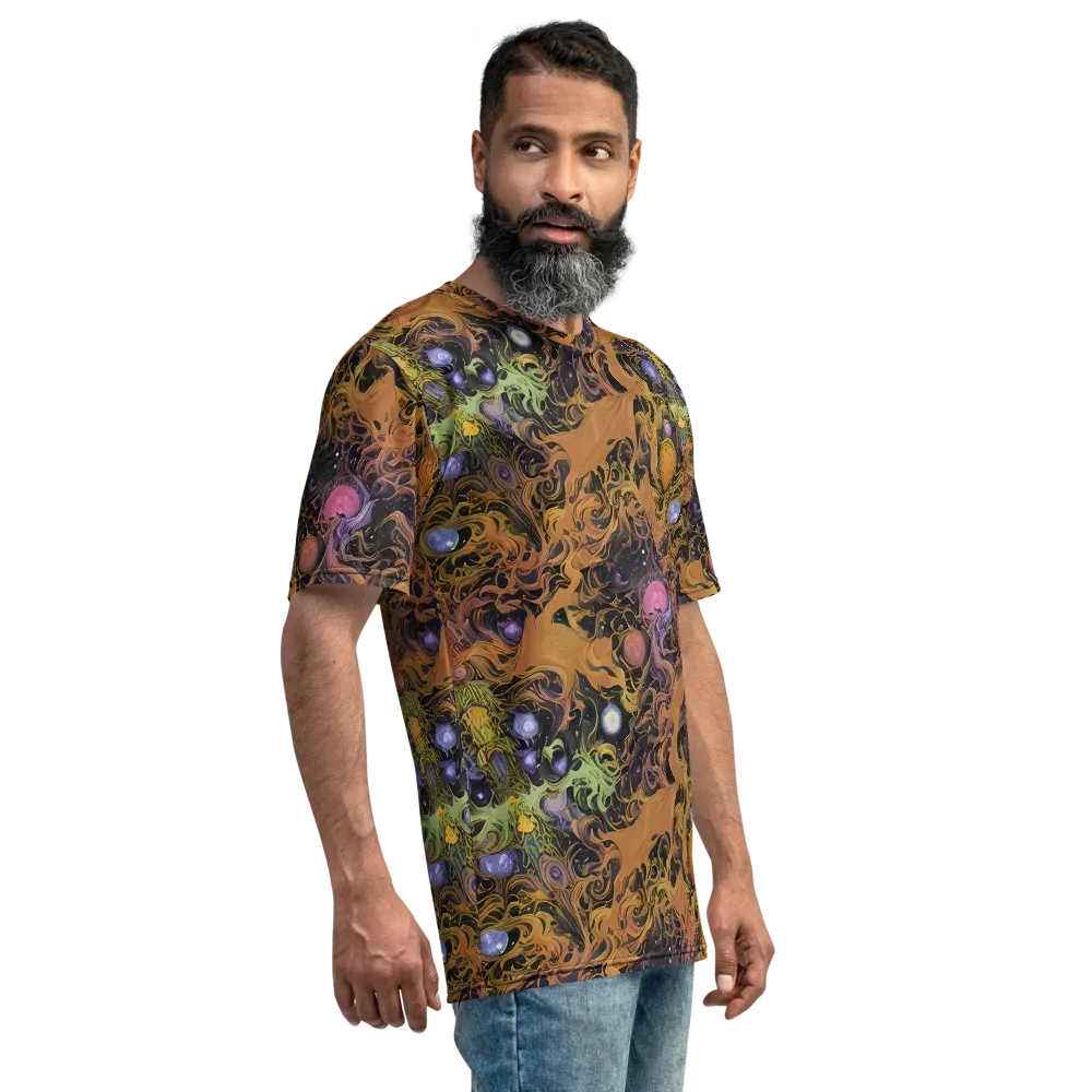 Molten Herbarium on Men's Crew Neck T-Shirt — Right