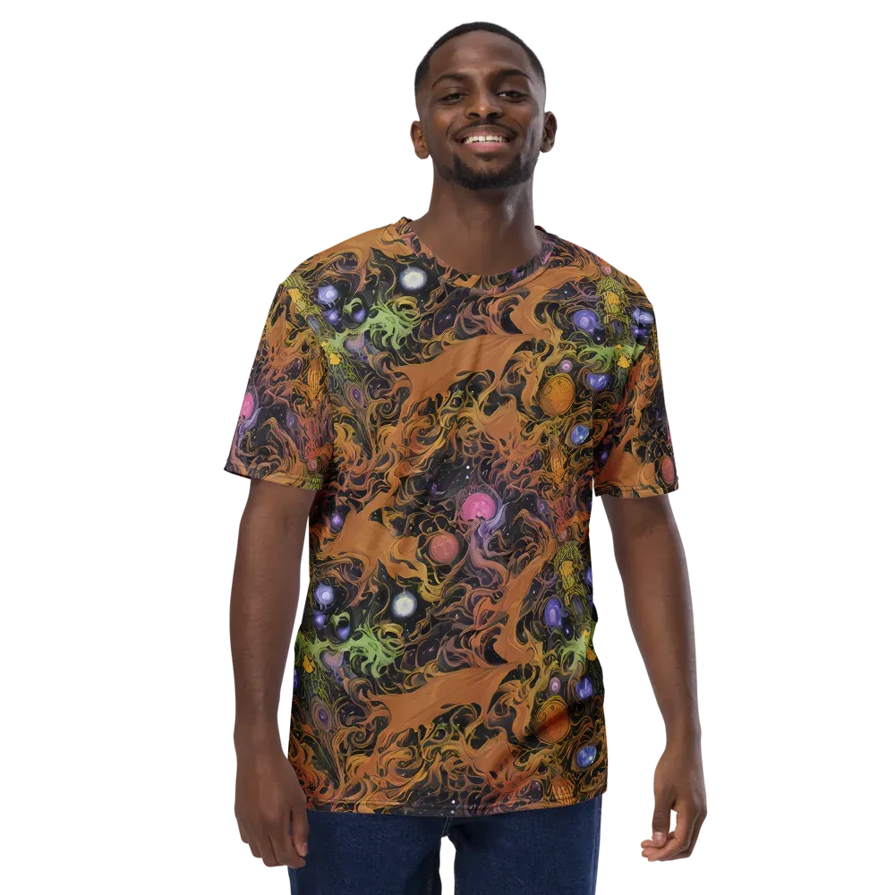 Molten Herbarium on Men's Crew Neck T-Shirt — Front