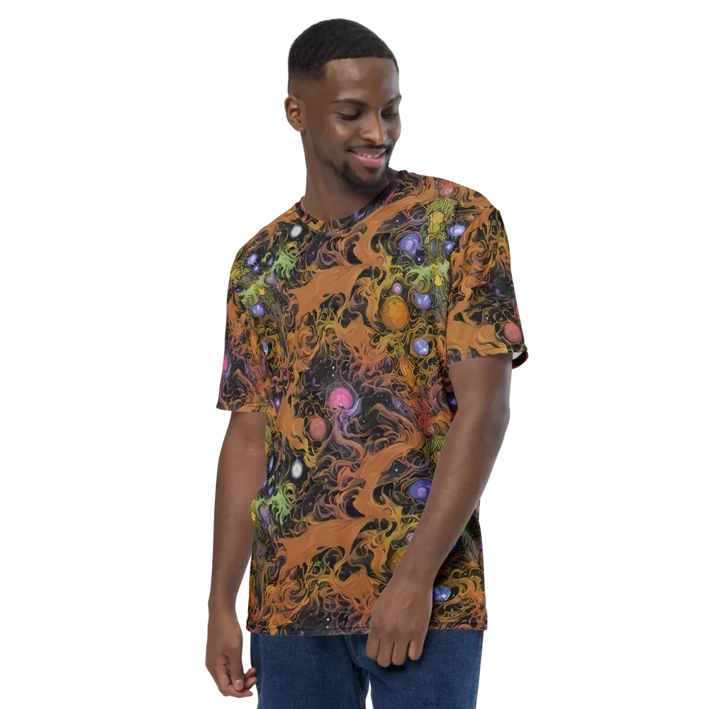 Molten Herbarium on Men's Crew Neck T-Shirt — Left