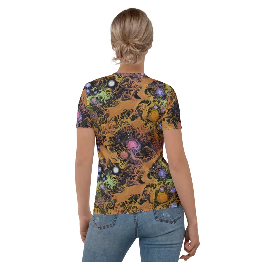 Molten Herbarium on Women's Crew Neck T-Shirt — Back