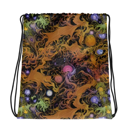 Molten Herbarium on a Drawstring Bag
