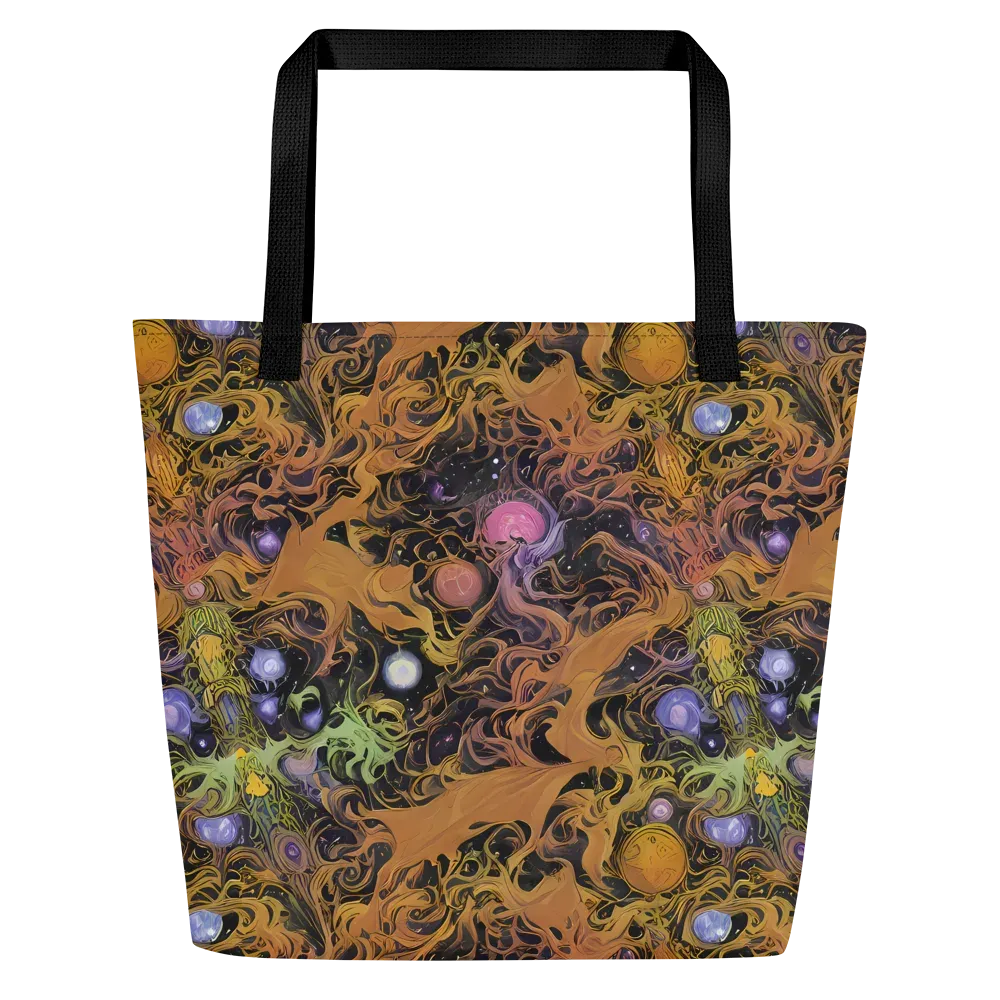 Molten Herbarium on Large Tote Bag W/ Pocket — Front