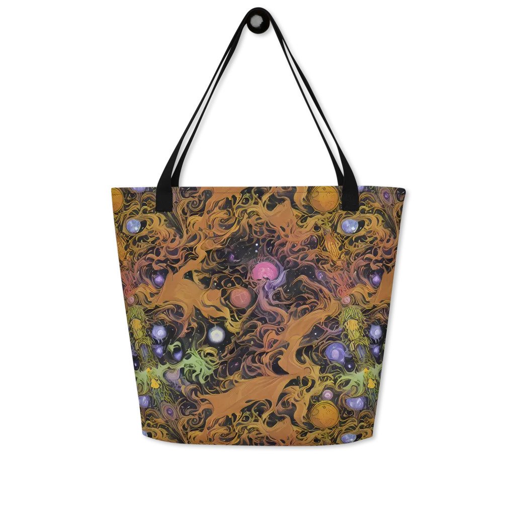Molten Herbarium on Large Tote Bag W/ Pocket — Front