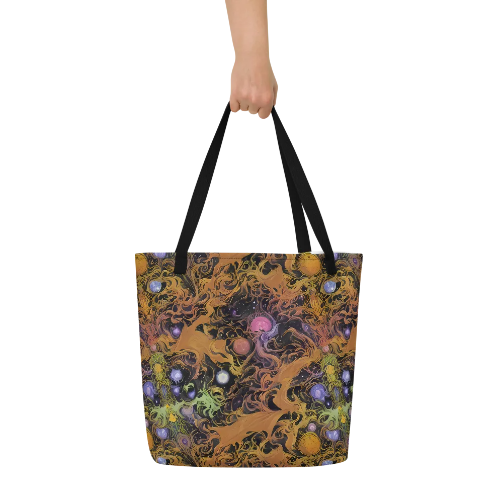 Molten Herbarium on Large Tote Bag W/ Pocket — Front