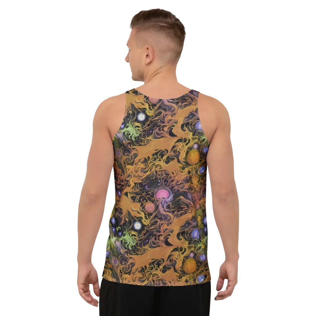 Molten Herbarium on Men's Tank Top — Back