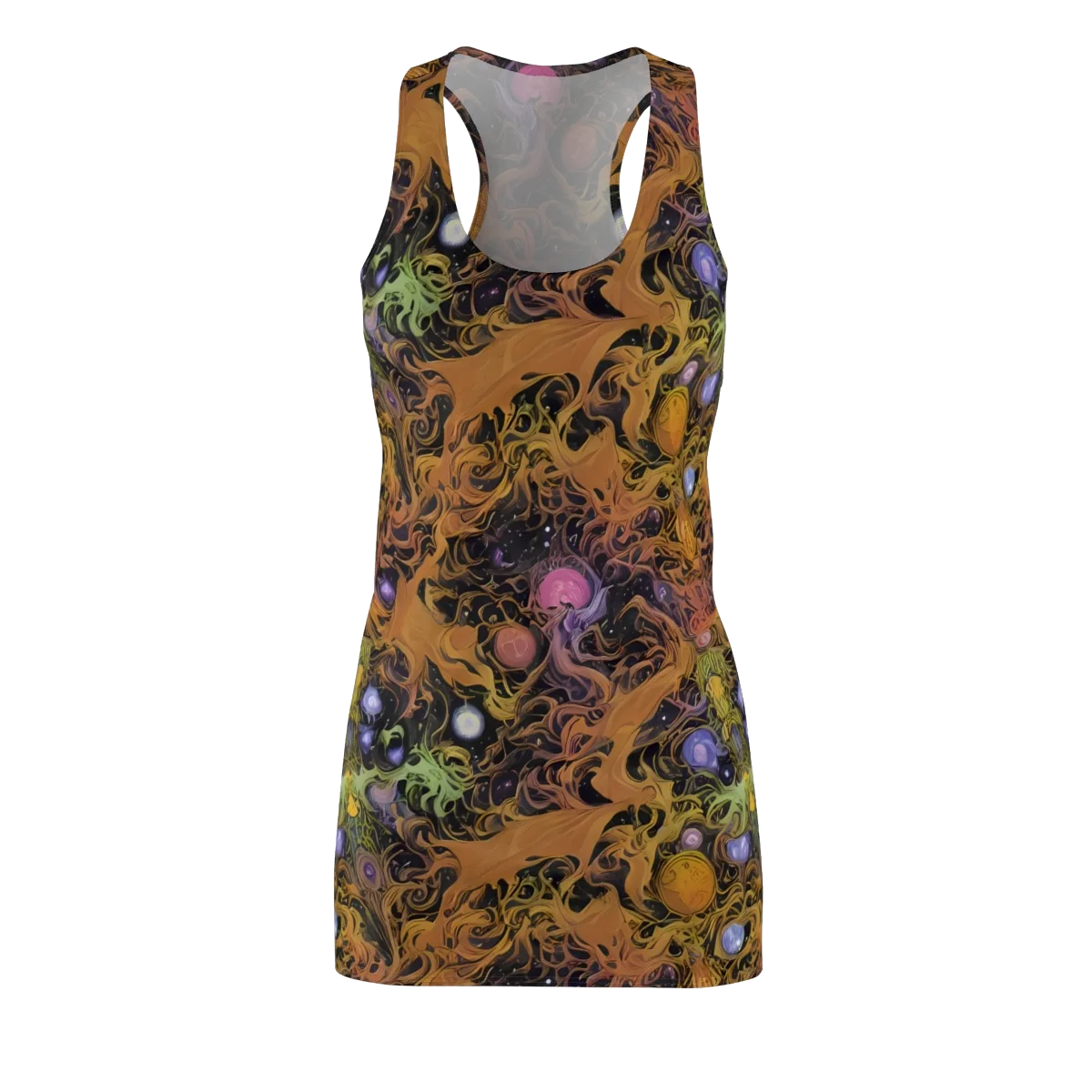 Molten Herbarium on Racerback Dress — Front