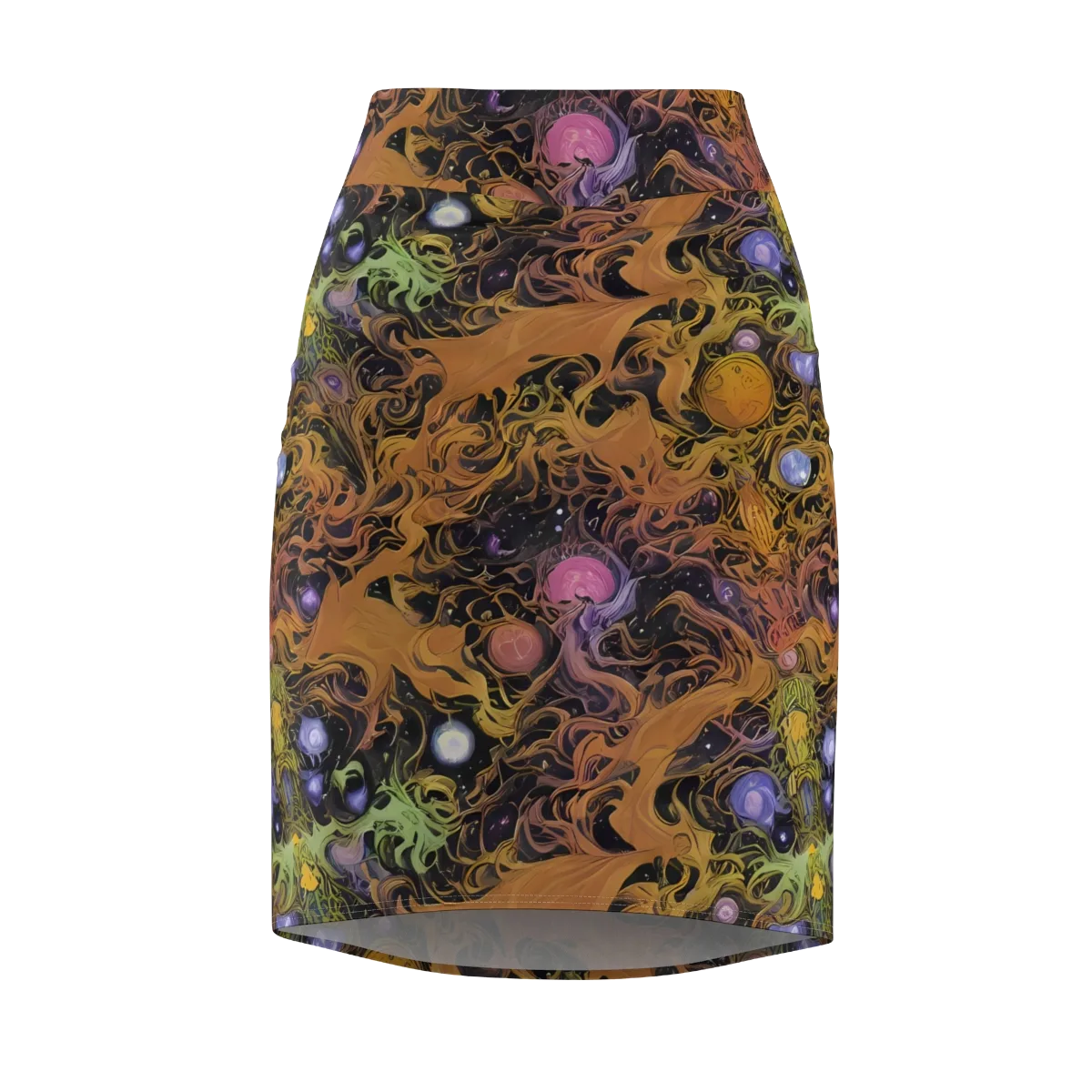 Molten Herbarium on Pencil Skirt — Front