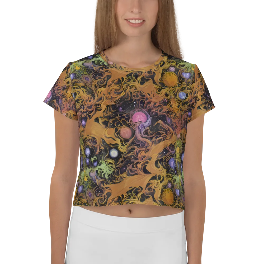 Molten Herbarium on Crop Tee — Front
