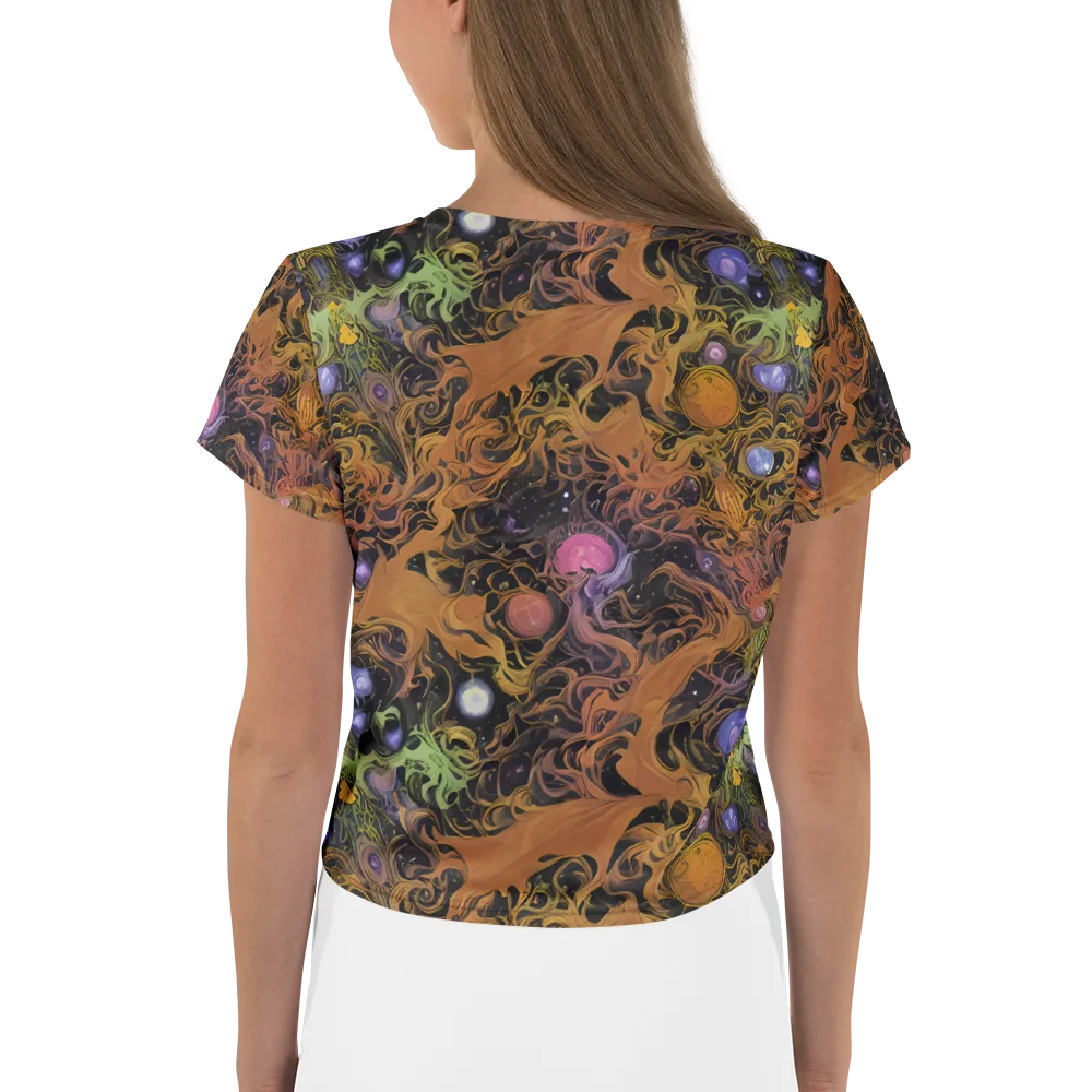 Molten Herbarium on Crop Tee — Back