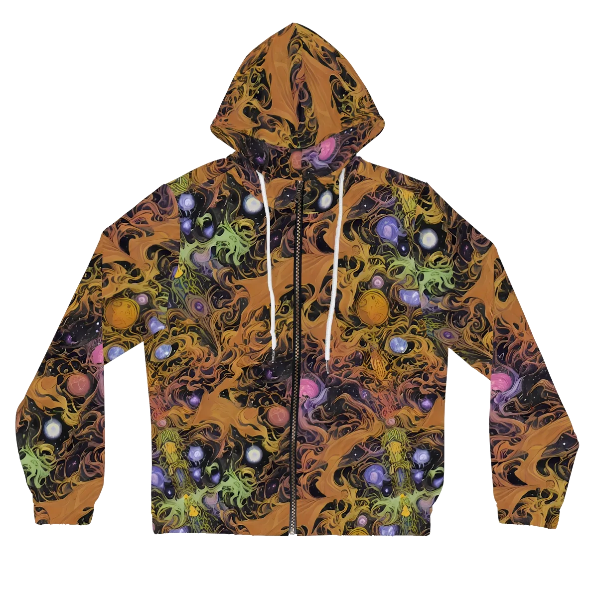 Molten Herbarium on Women's Full-Zip Hoodie — Front