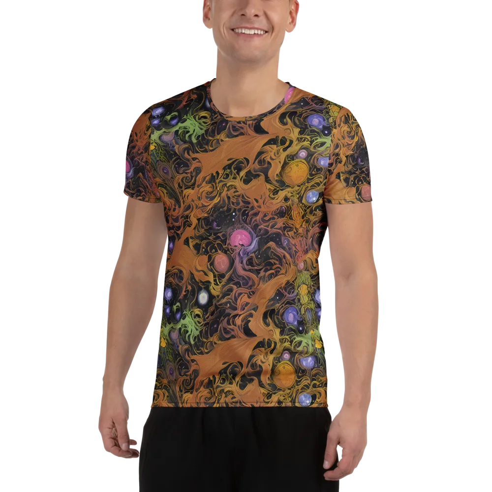 Molten Herbarium on Men's Athletic T-Shirt — Front