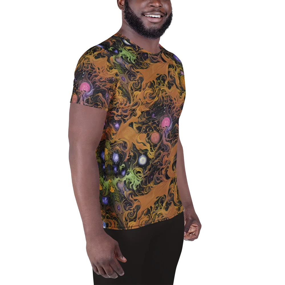 Molten Herbarium on Men's Athletic T-Shirt — Right