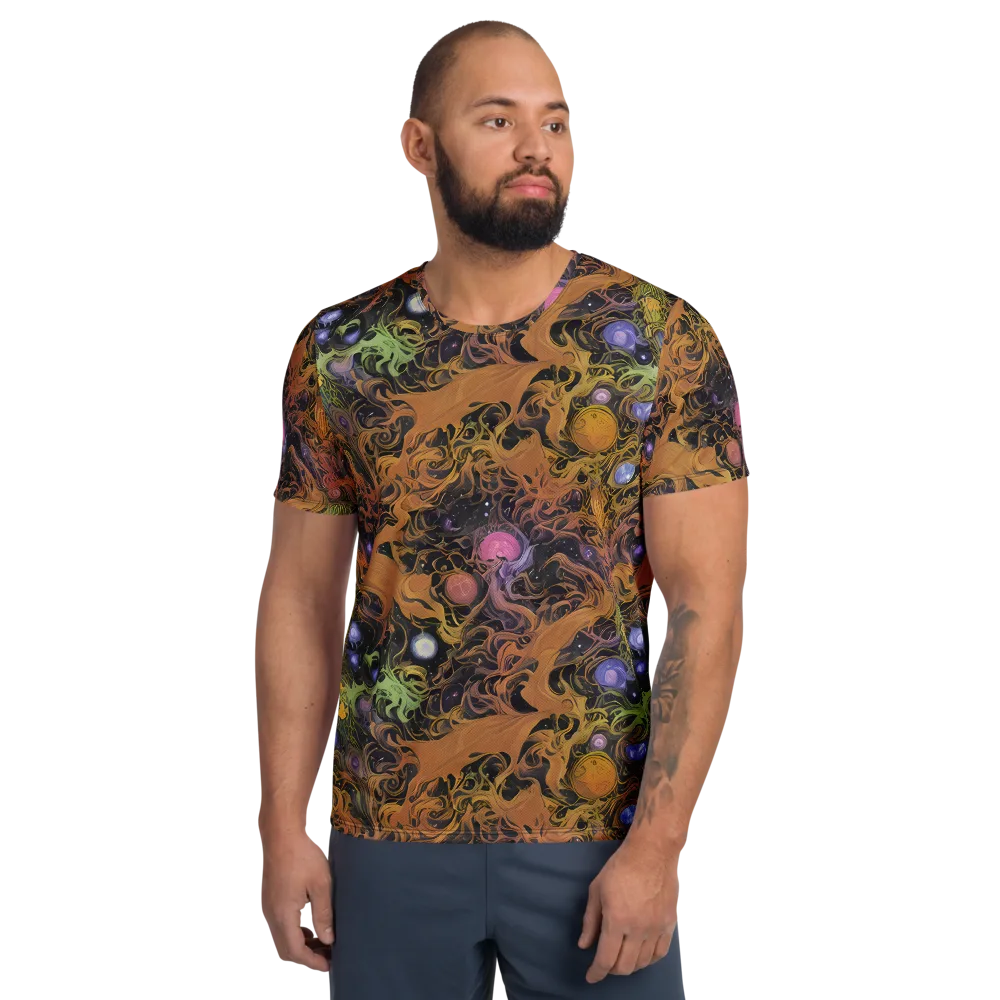Molten Herbarium on Men's Athletic T-Shirt — Front
