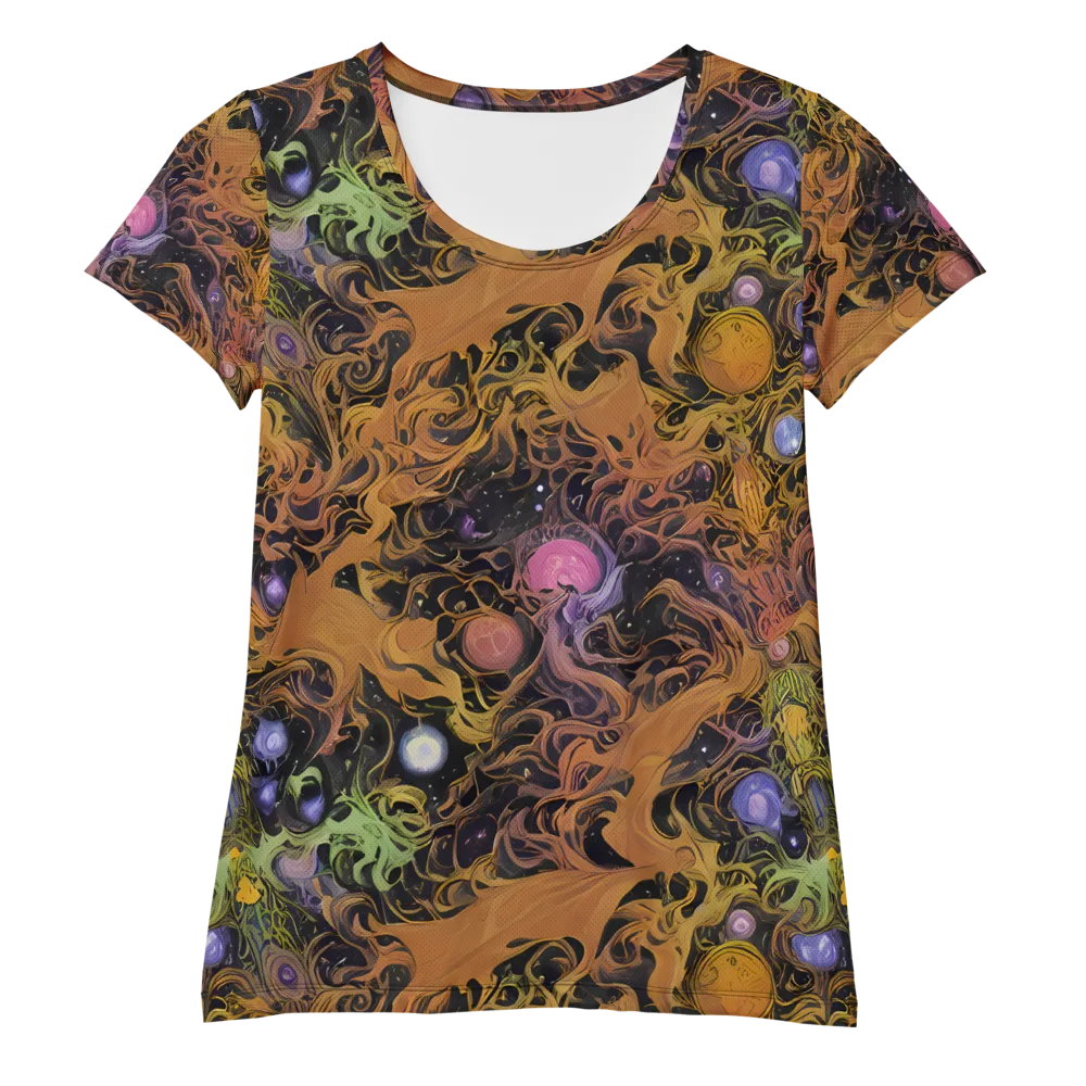Molten Herbarium on Women's Athletic T-Shirt — Front