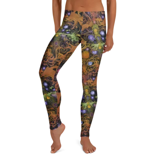 Molten Herbarium on a Leggings