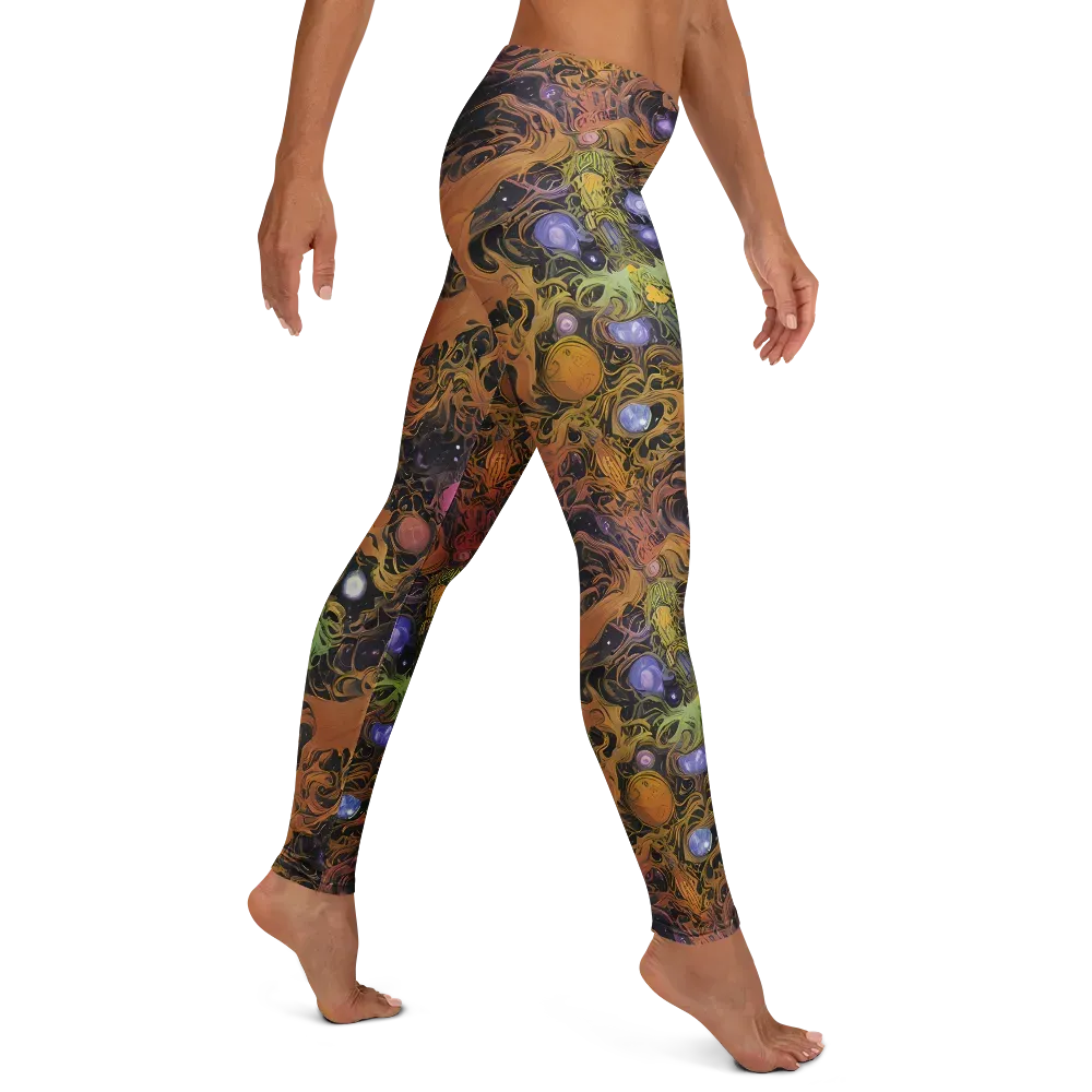 Molten Herbarium on Leggings — Right