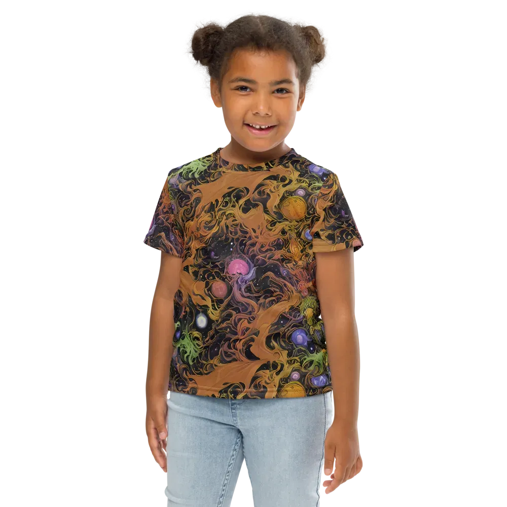 Molten Herbarium on Kids Crew Neck T-Shirt — Front