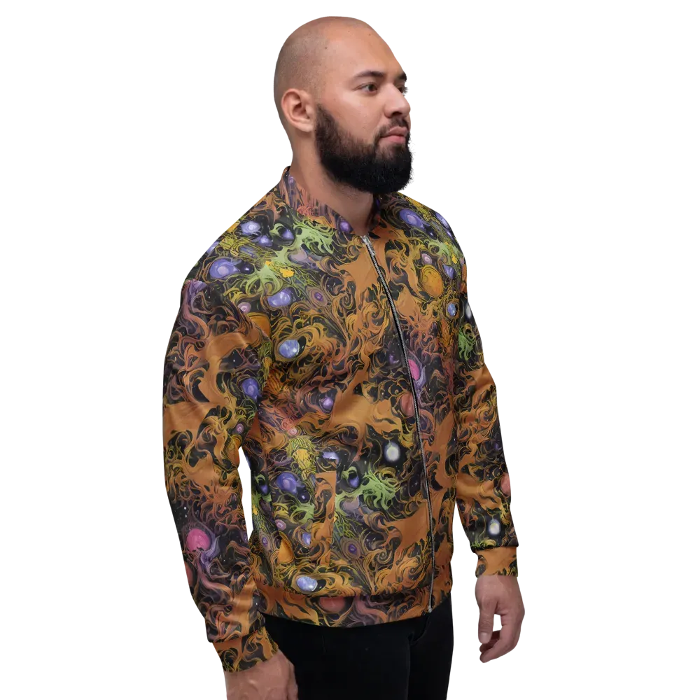 Molten Herbarium on Bomber Jacket — Right