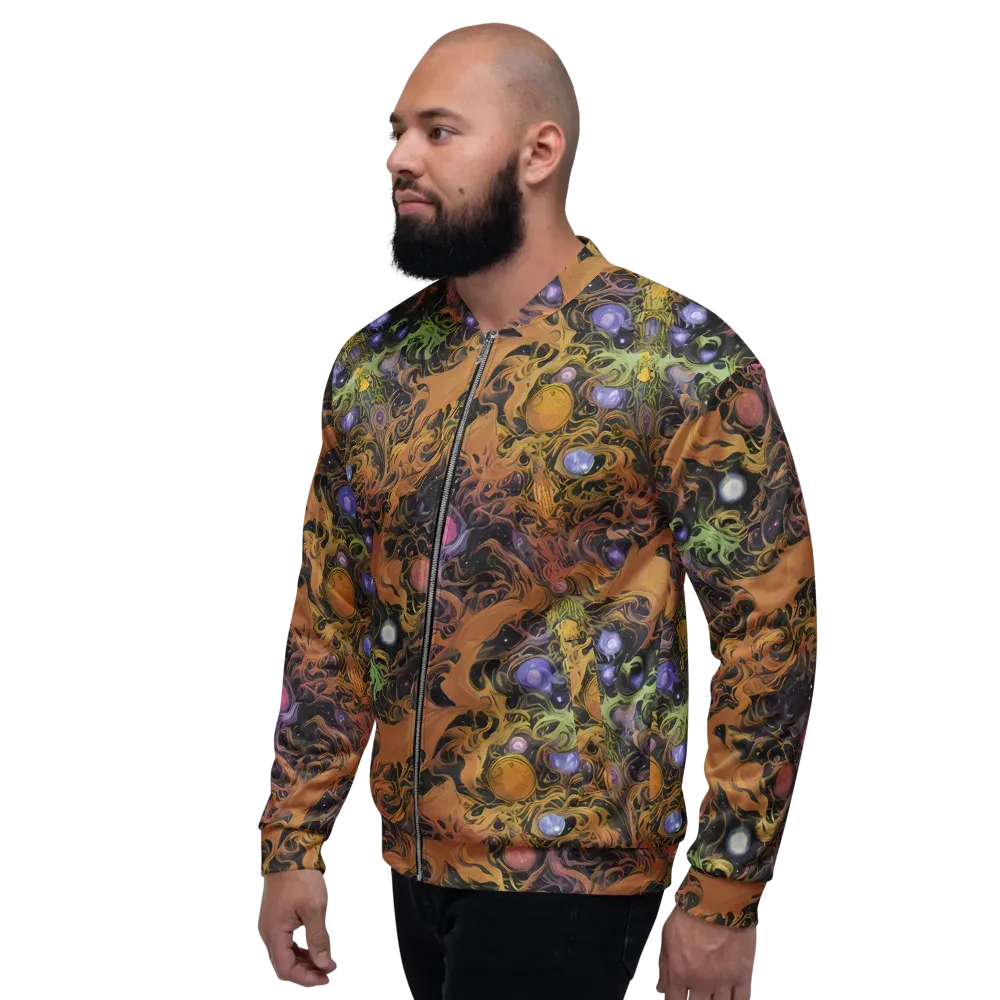 Molten Herbarium on Bomber Jacket — Left