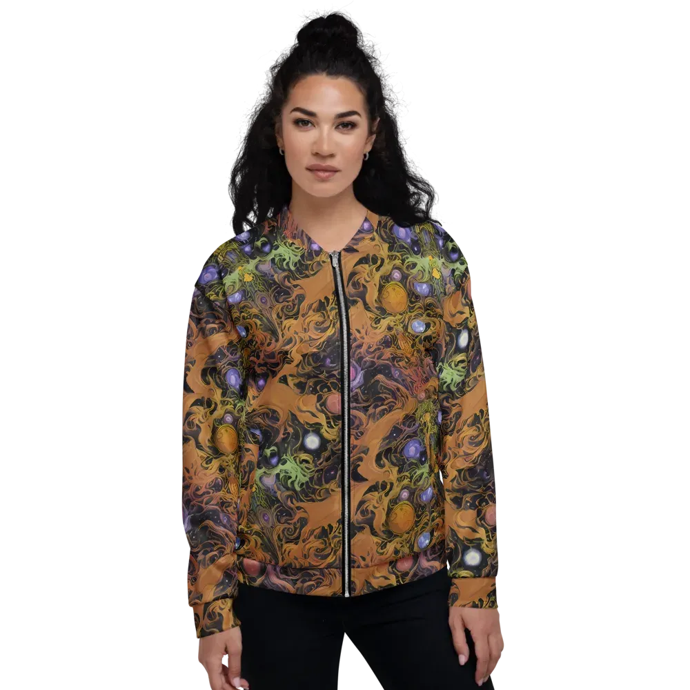 Molten Herbarium on Bomber Jacket — Front