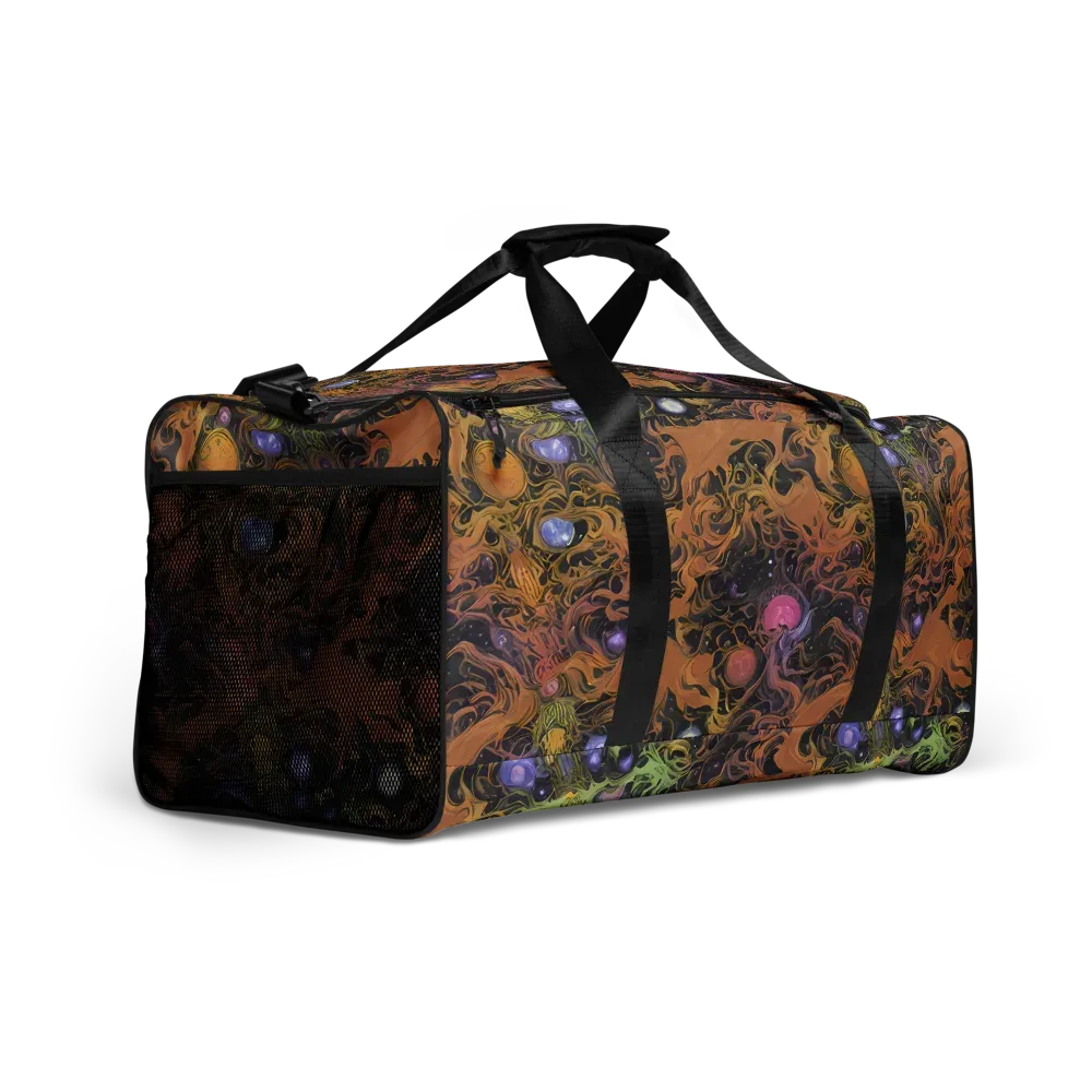 Molten Herbarium on Duffle Bag — Right Front