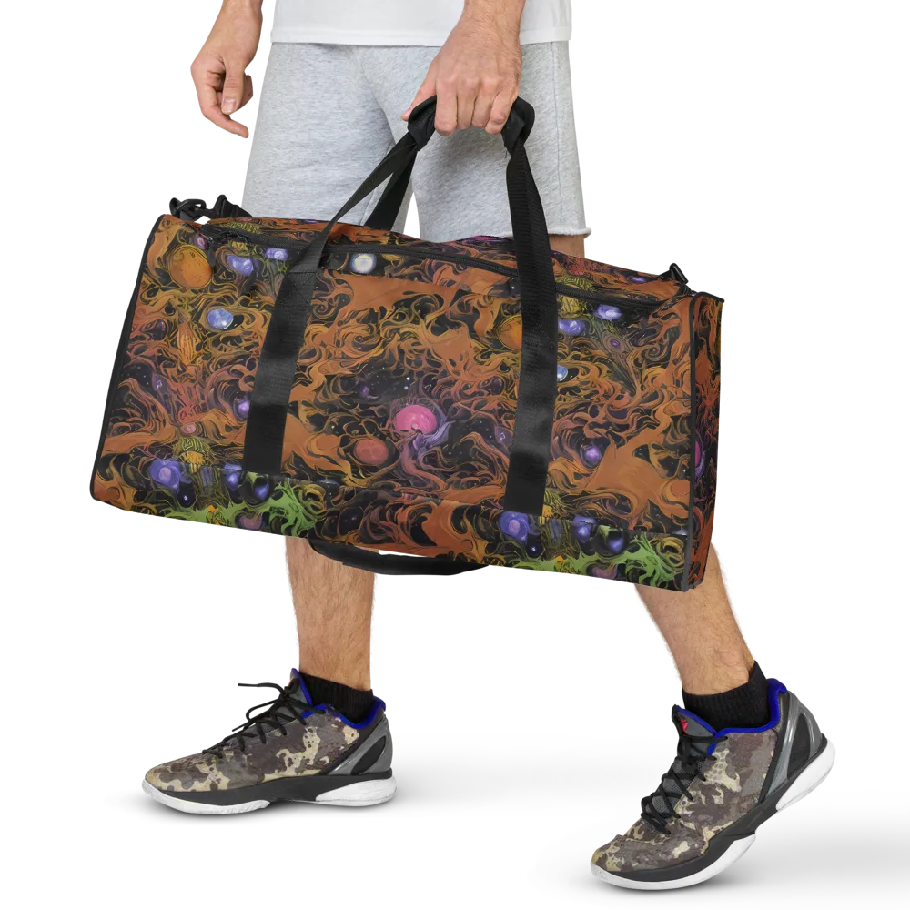 Molten Herbarium on Duffle Bag — Front