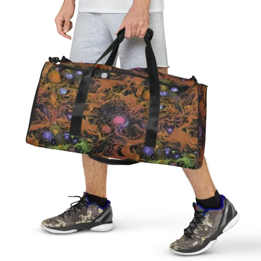 Molten Herbarium on a Duffle Bag