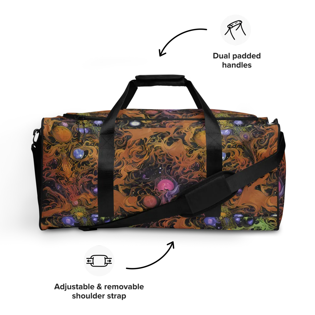 Molten Herbarium on Duffle Bag — Front