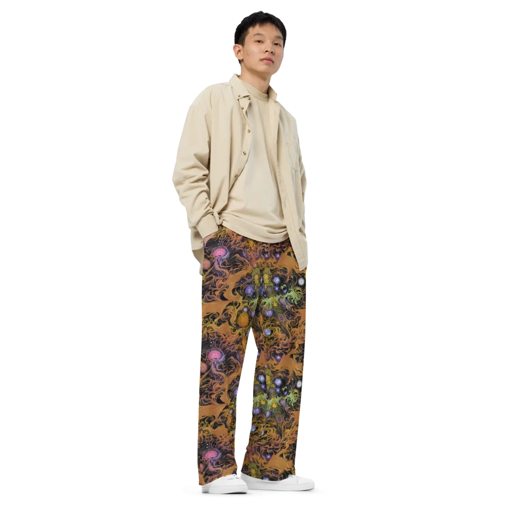 Molten Herbarium on Wide-Leg Pants — Right Front