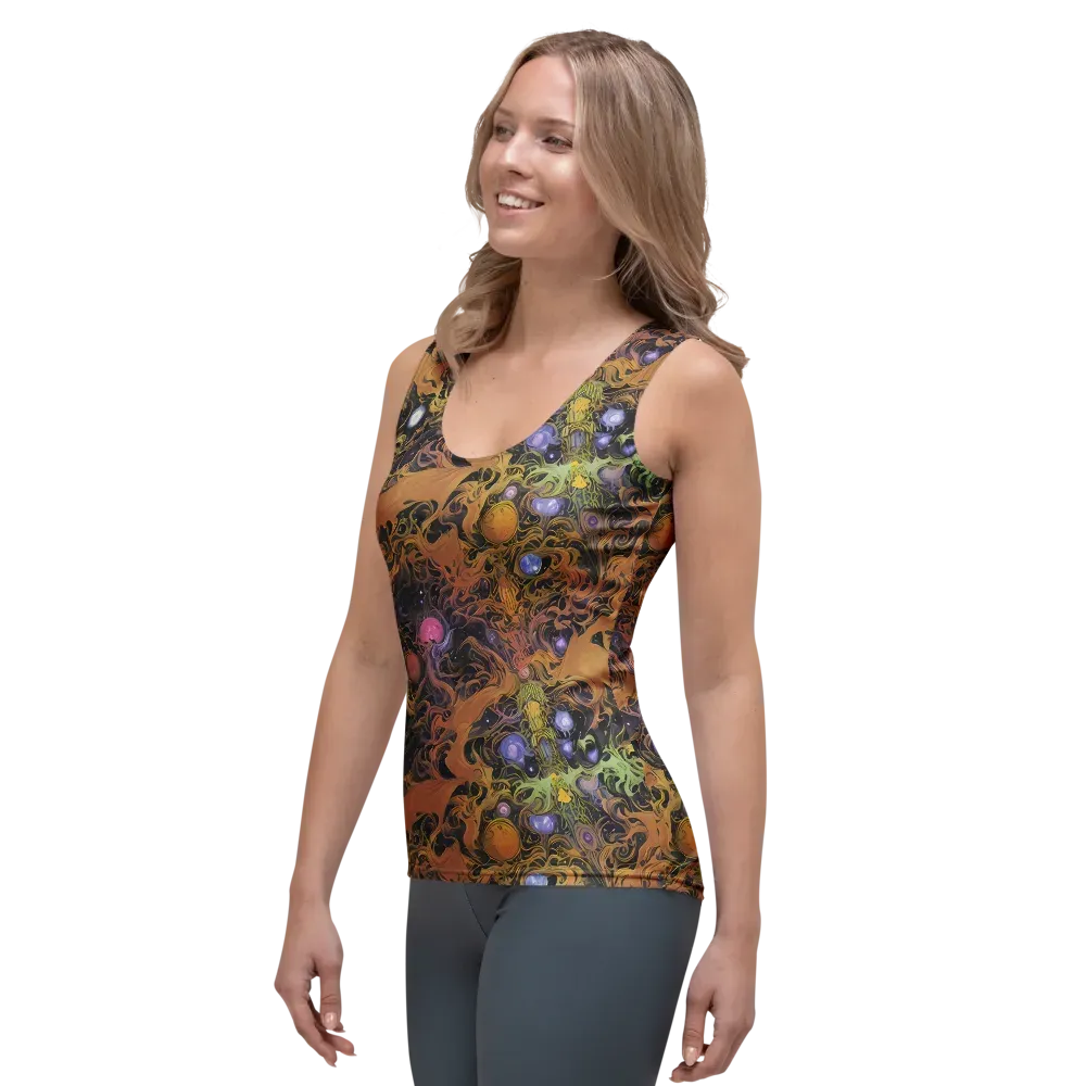 Molten Herbarium on Women's Tank Top — Left Front