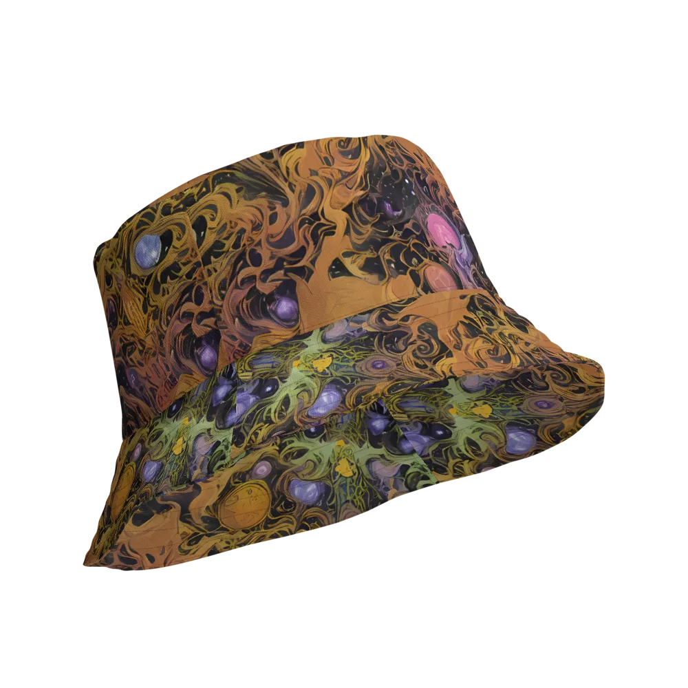 Molten Herbarium on Reversible Bucket Hat — Product details Outside