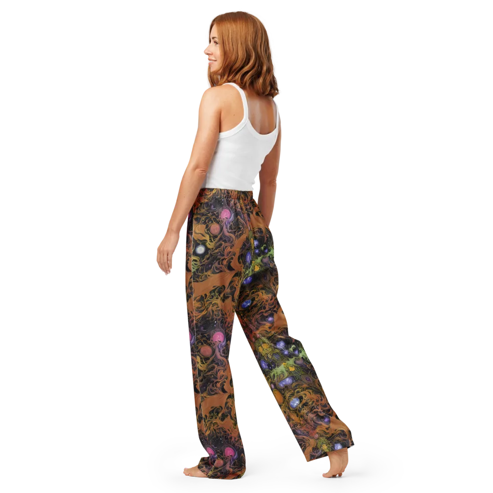 Molten Herbarium on Women's Pajama Pants — Back