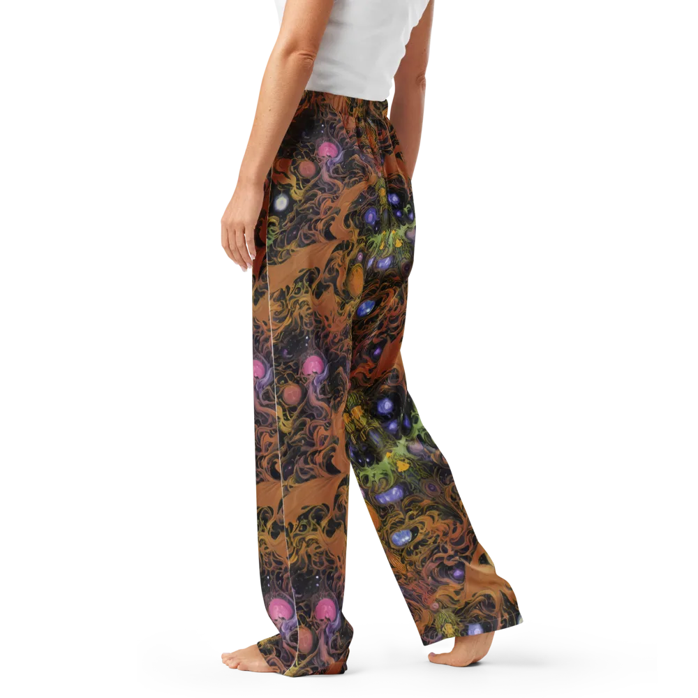 Molten Herbarium on Women's Pajama Pants — Left