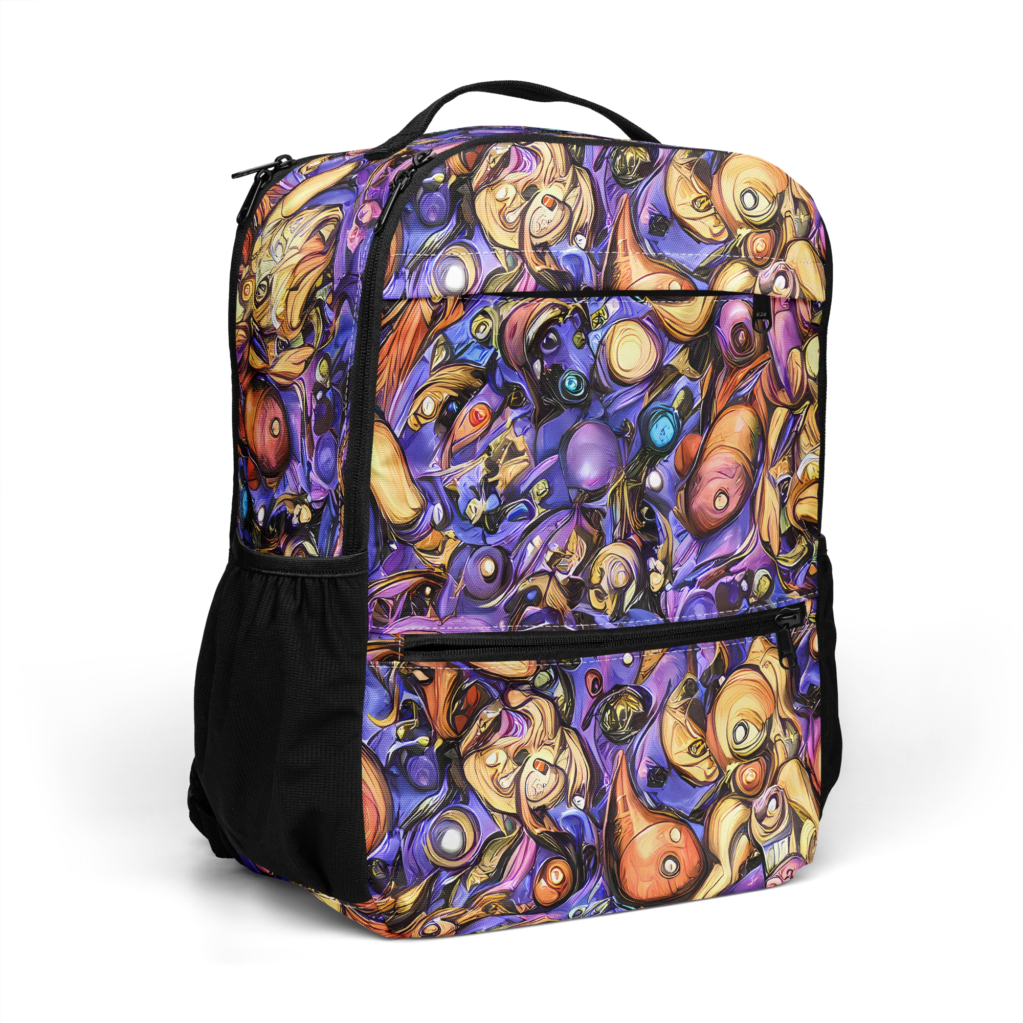 Prismatic Menagerie on Utility Backpack — Right Front