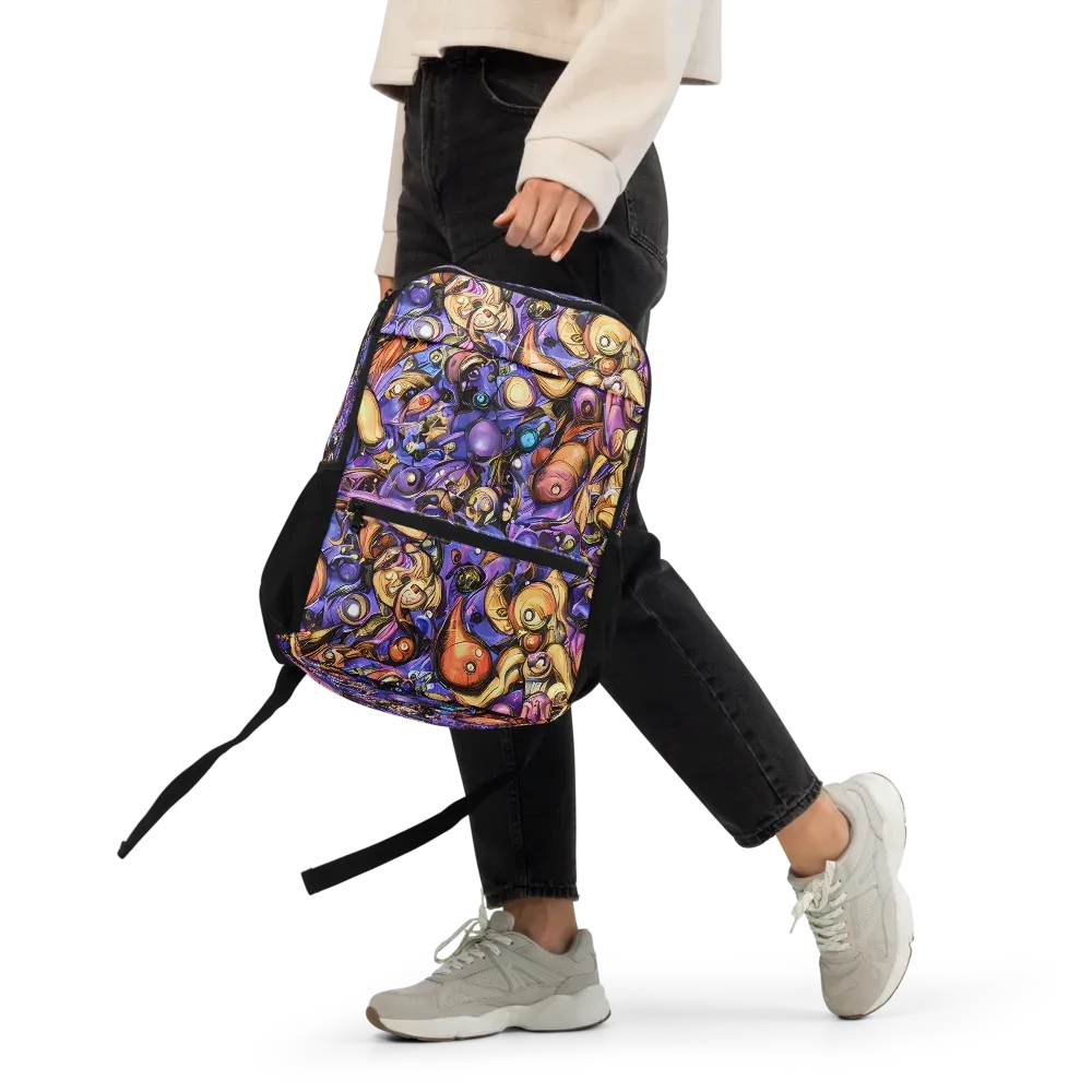 Prismatic Menagerie on Utility Backpack — Front