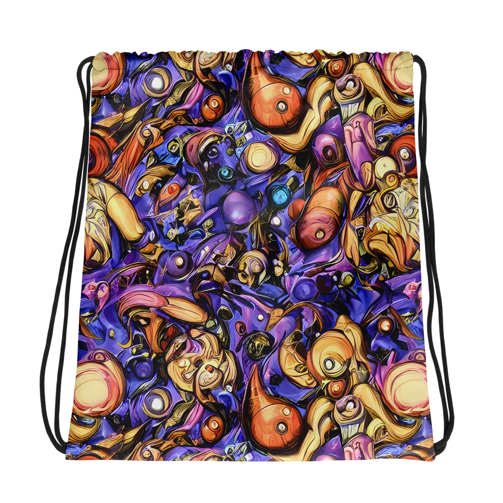 Prismatic Menagerie on Drawstring Bag — Photo