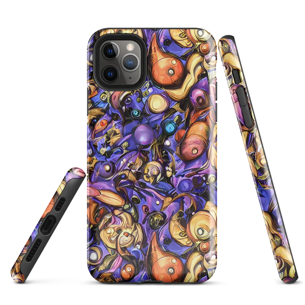 Prismatic Menagerie on Tough Case for iPhone® — Front