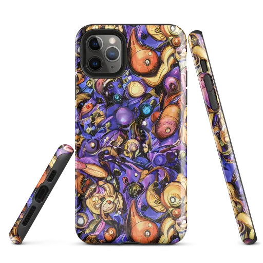 Prismatic Menagerie on a Tough Case for iPhone®