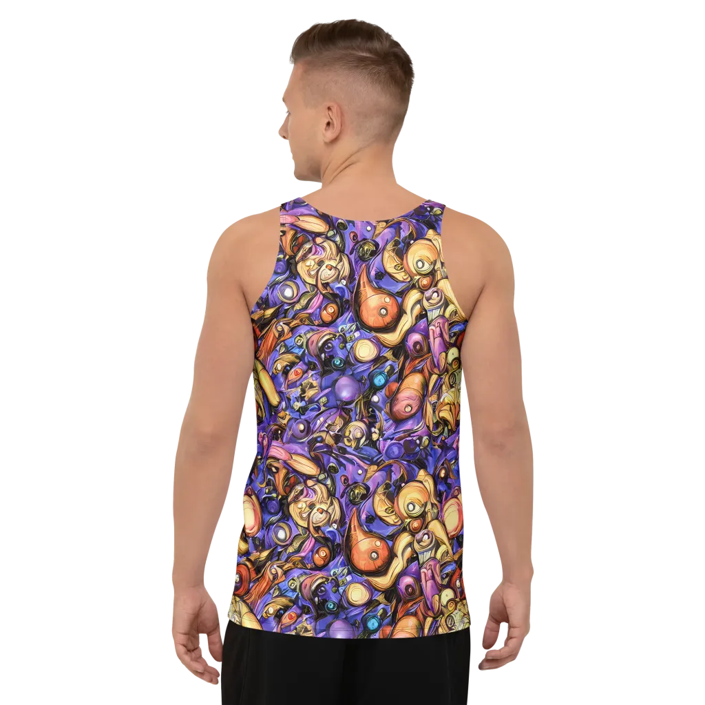 Prismatic Menagerie on Men's Tank Top — Back