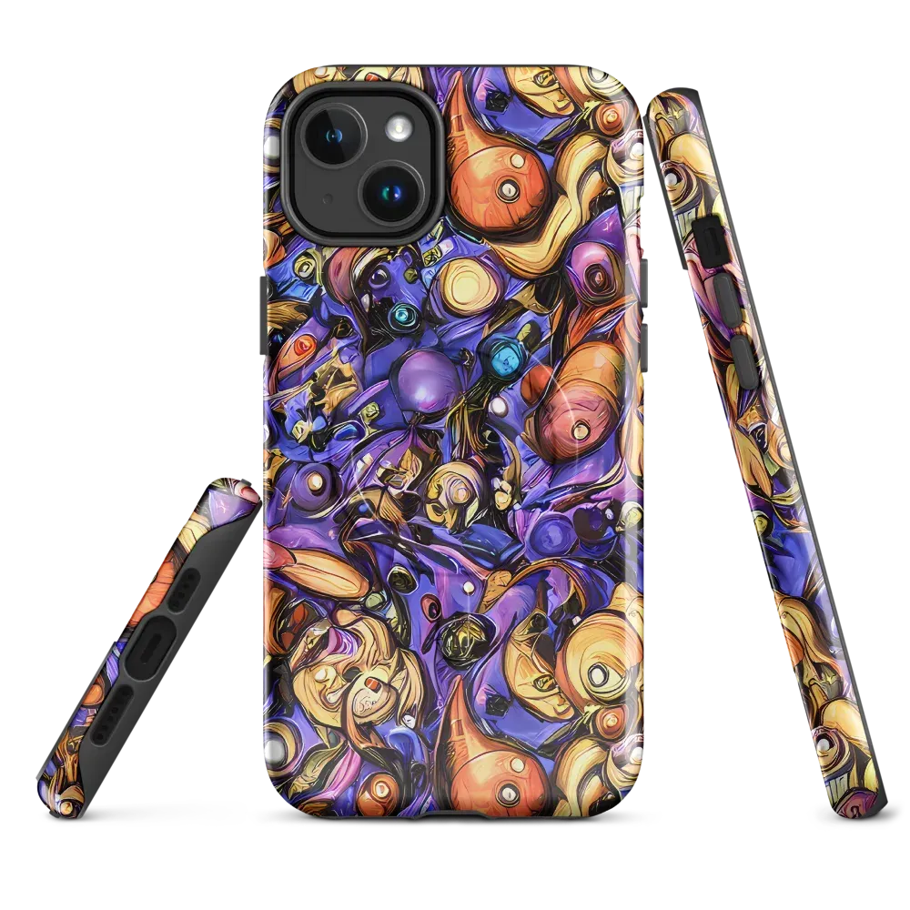 Prismatic Menagerie on MagSafe Tough Case for iPhone® — Front