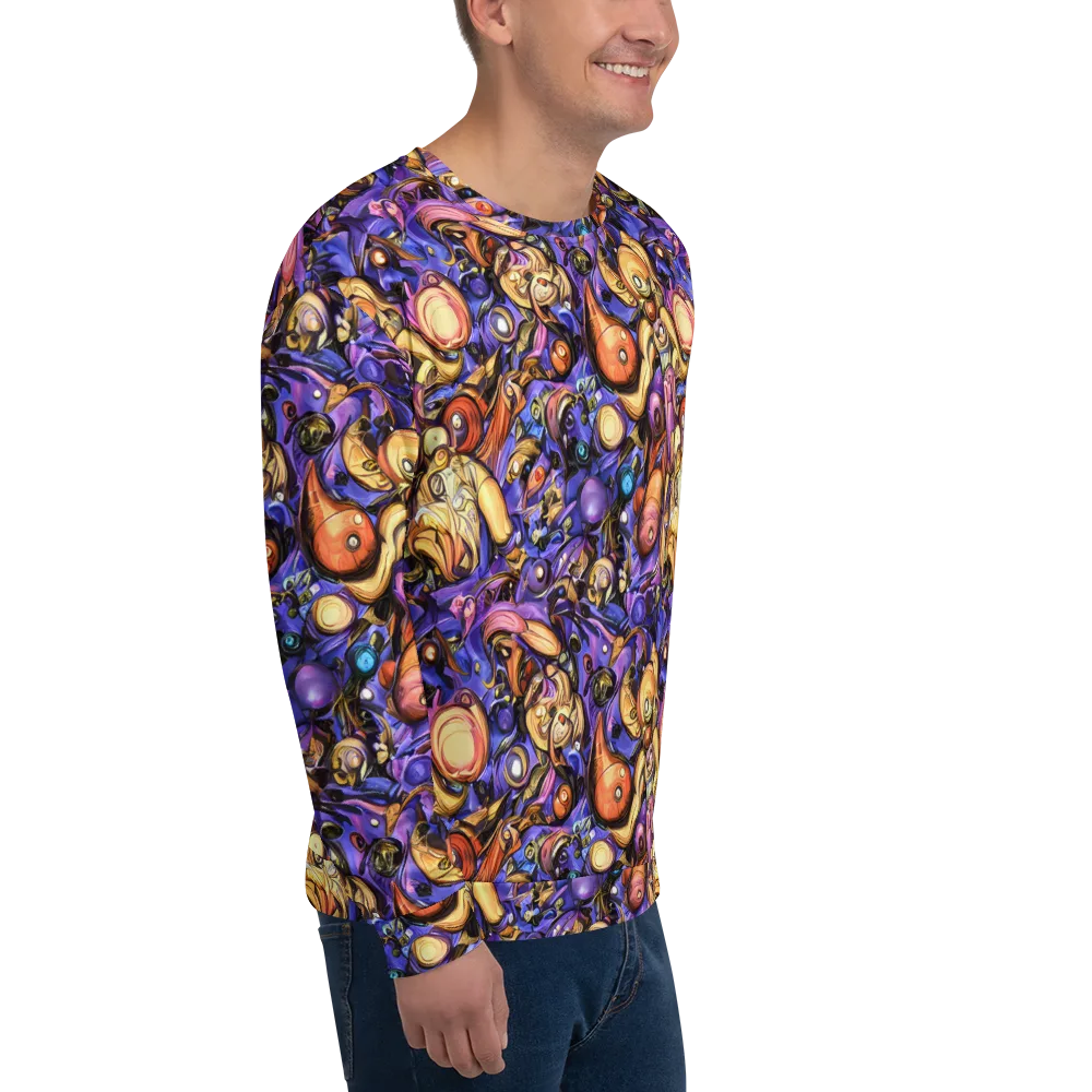 Prismatic Menagerie on Sweatshirt — Right Front