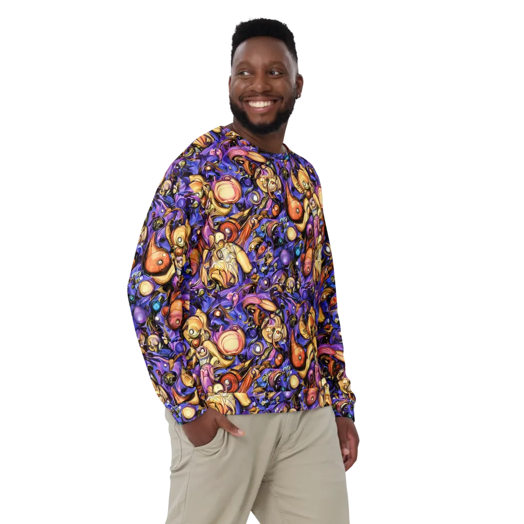 Prismatic Menagerie on Sweatshirt — Front