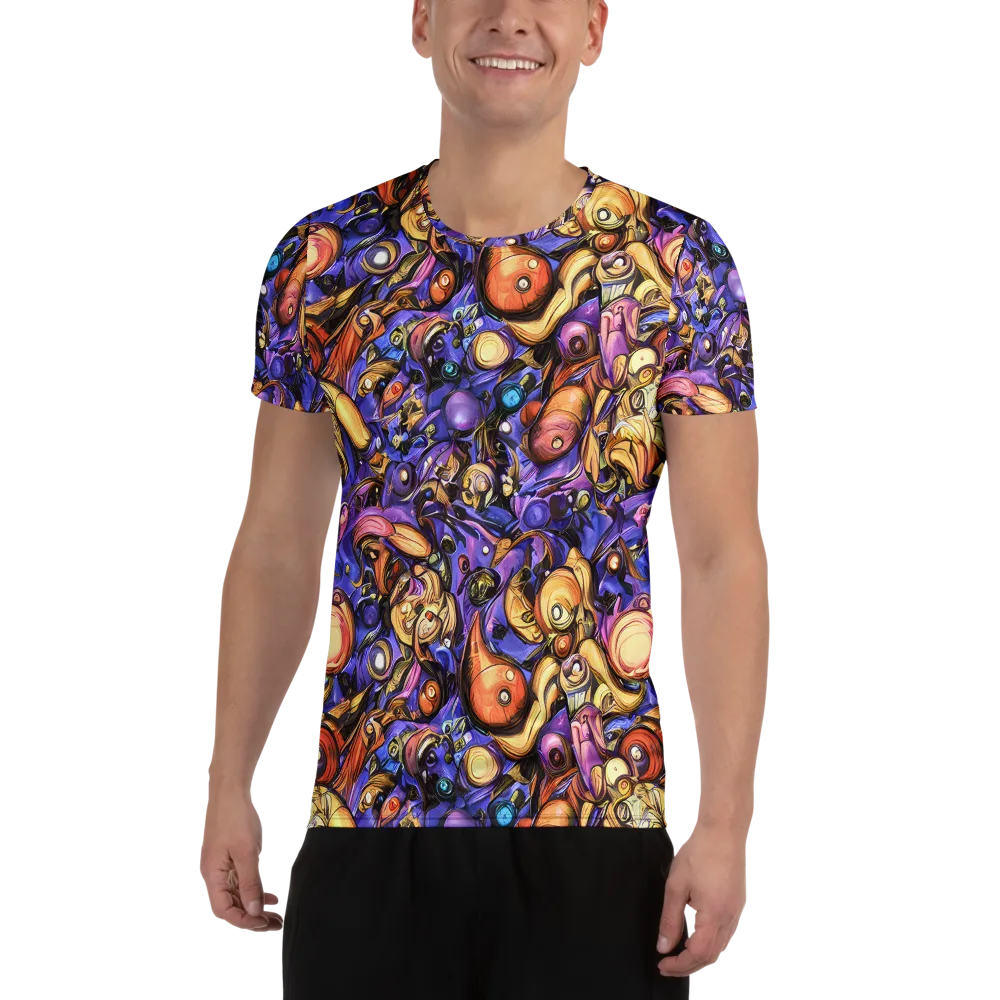 Prismatic Menagerie on Men's Athletic T-Shirt — Front
