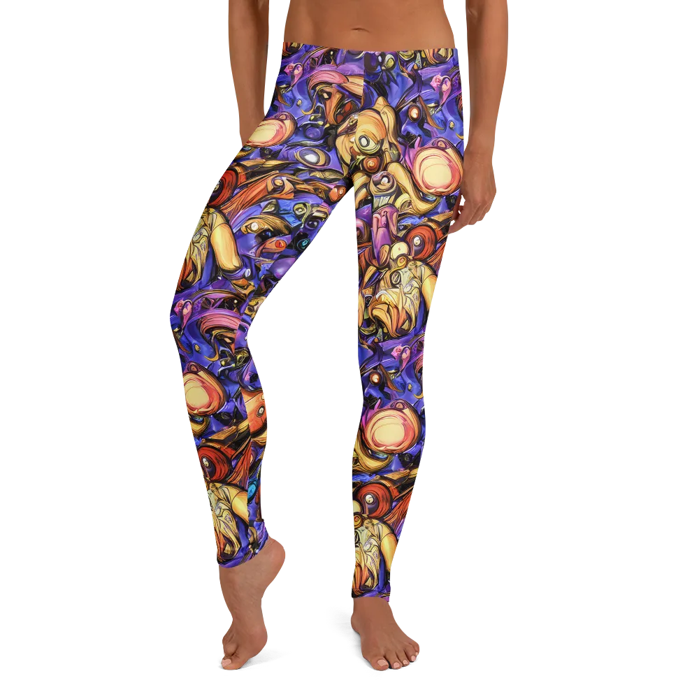 Prismatic Menagerie on Leggings — Front