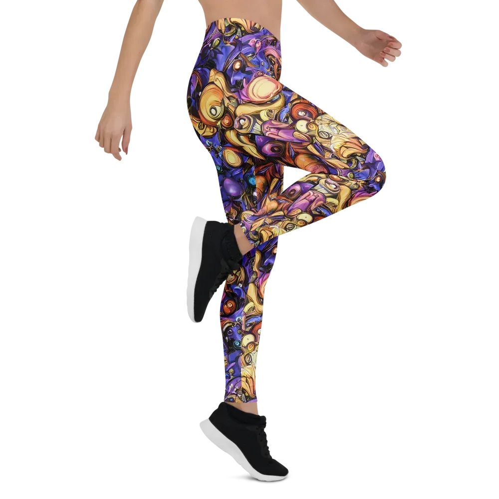 Prismatic Menagerie on Leggings — Right