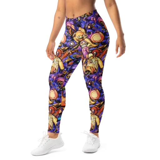 Prismatic Menagerie on a Leggings