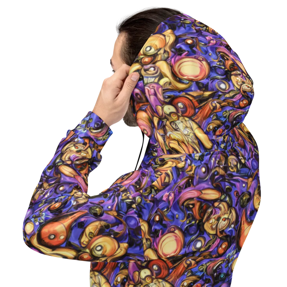 Prismatic Menagerie on Hoodie — Back