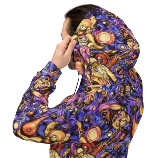 Prismatic Menagerie on a Hoodie