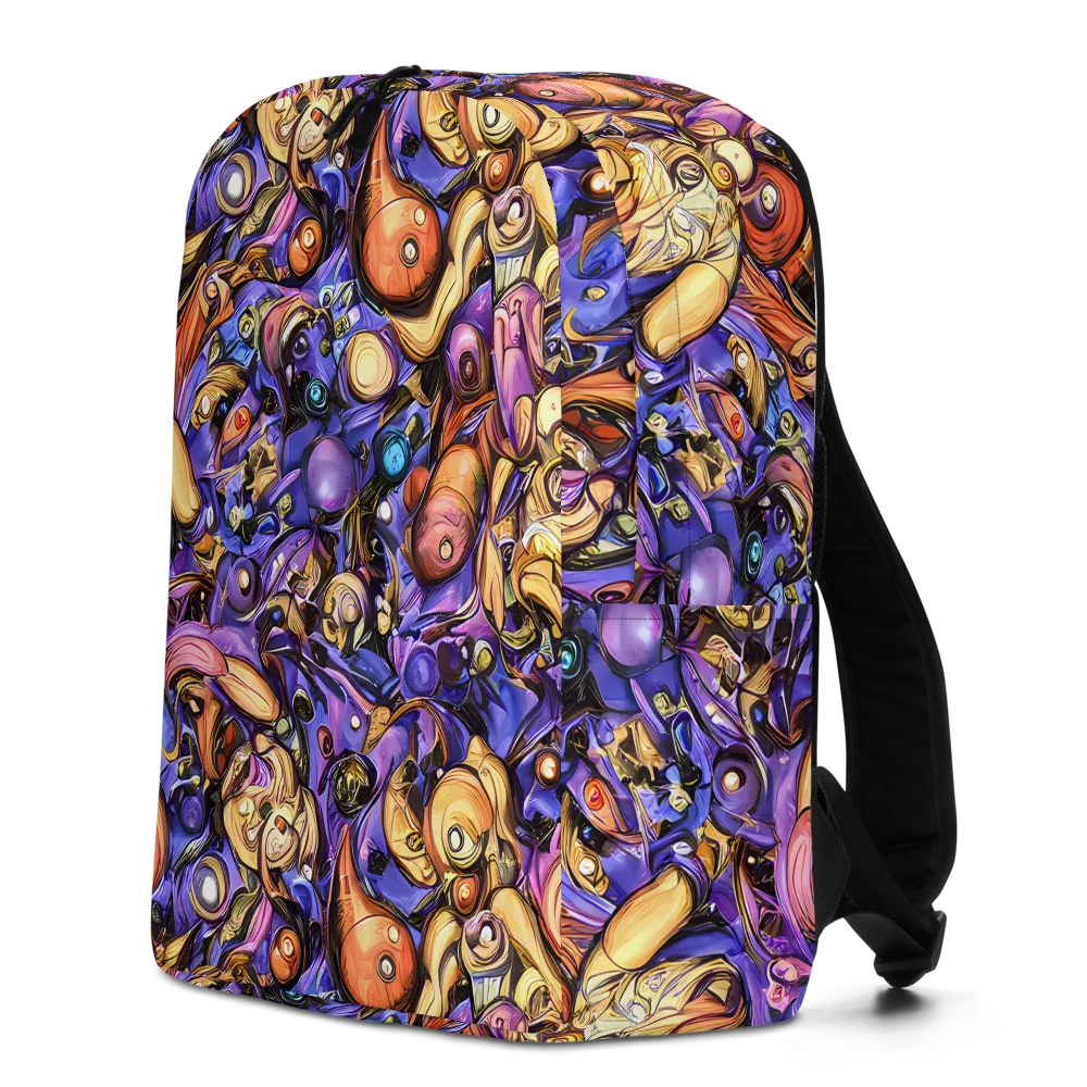 Prismatic Menagerie on Minimalist Backpack — Left